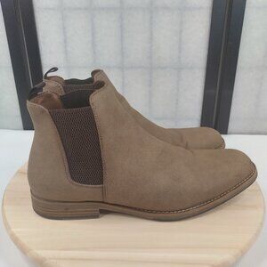 Goodfellow & Co. Bonded Leather Chelsea Tan and Brown Boots #17730 Men US 10.5